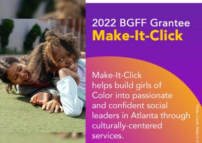Youth social entrepreneurship and mentoring for girls of Color in Atlanta