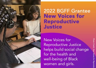 Reproductive health and social well-being for Black women and girls