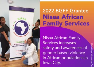 Safety for women and girls in Iowa City’s African communities