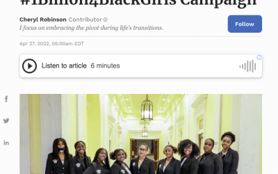 Forbes: Black Girl Freedom Fund Invests Over $4 Million In 68 Organizations, Part Of #1Billion4BlackGirls Campaign